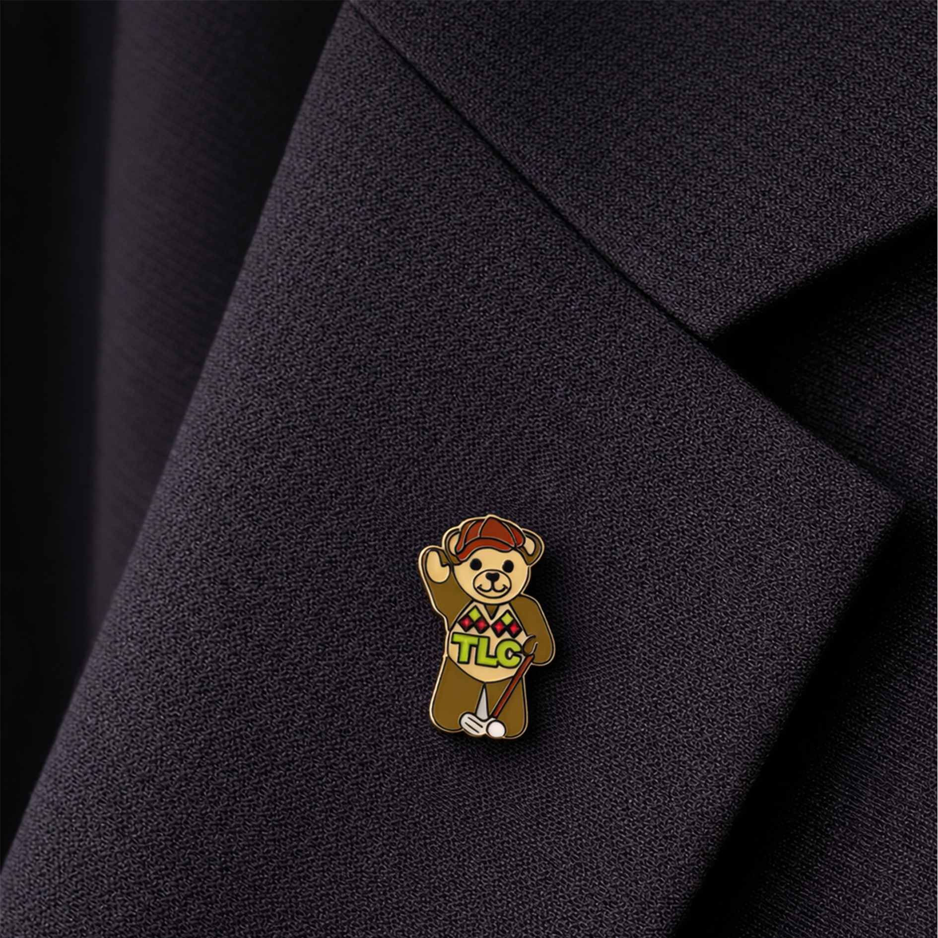 TLC Golf Teddy Pin