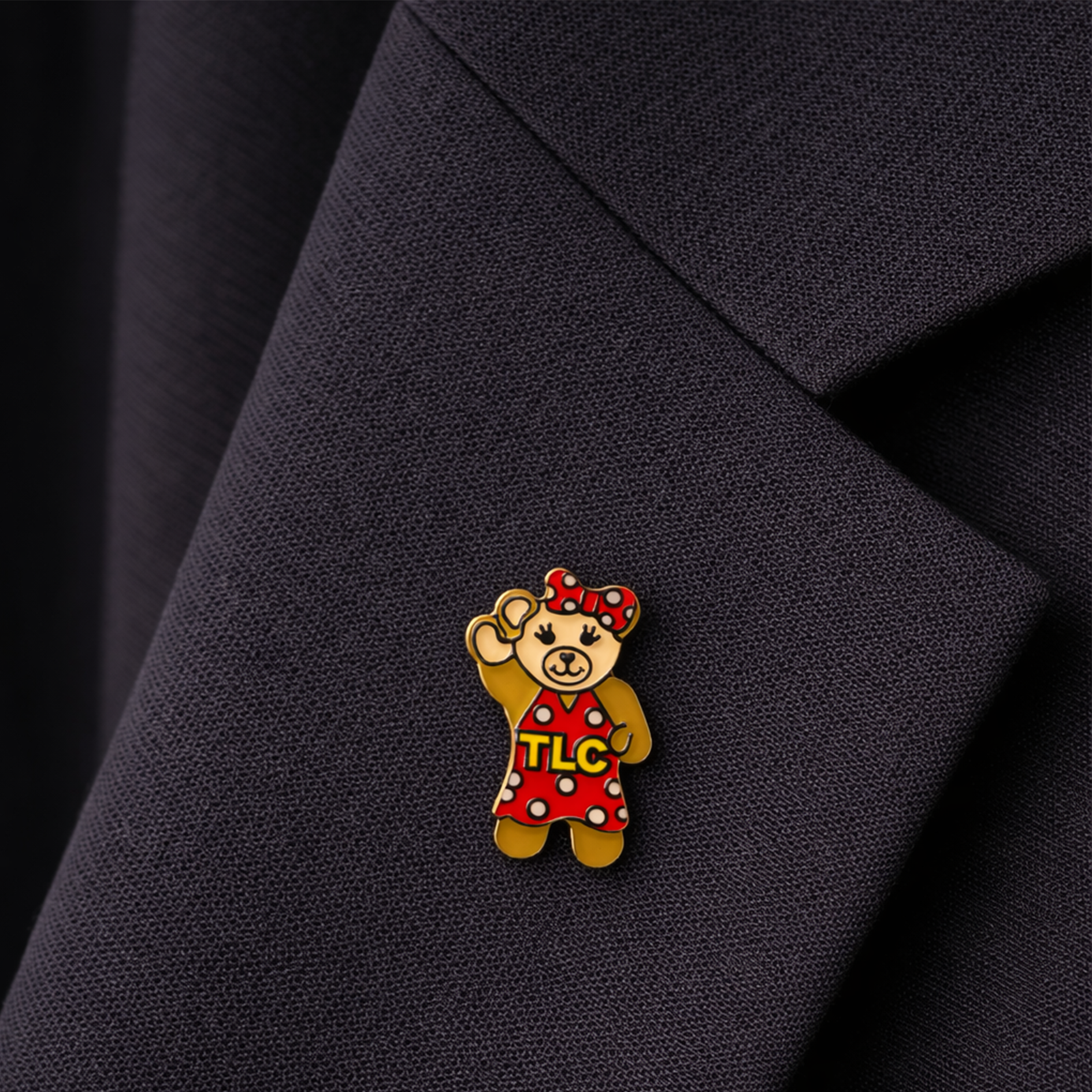 TLC Lady Teddy Pin
