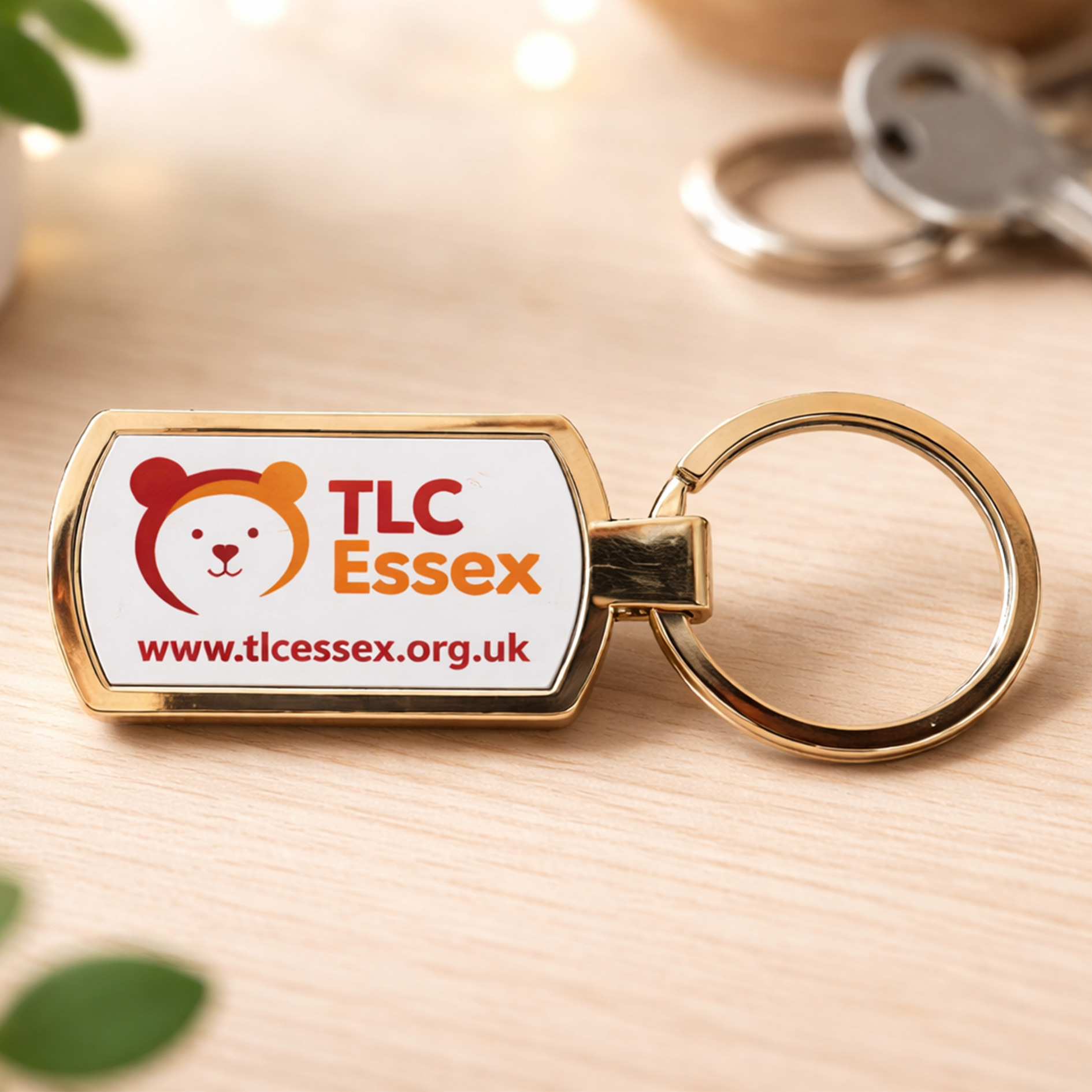 TLC Metal Keyring