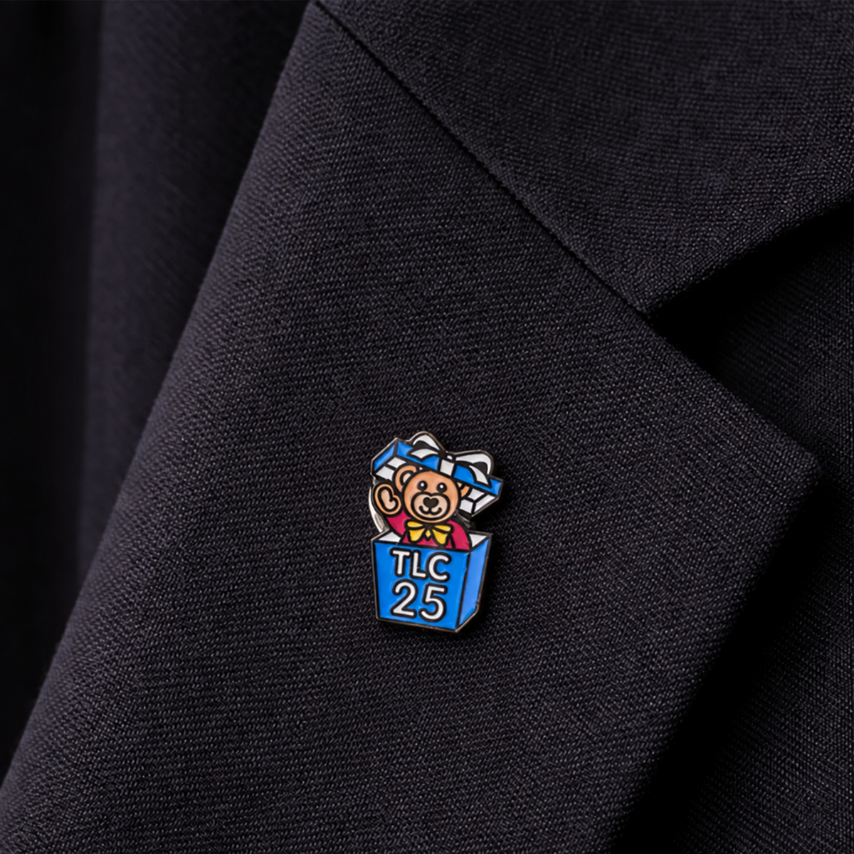 TLC 25 Birthday Pin